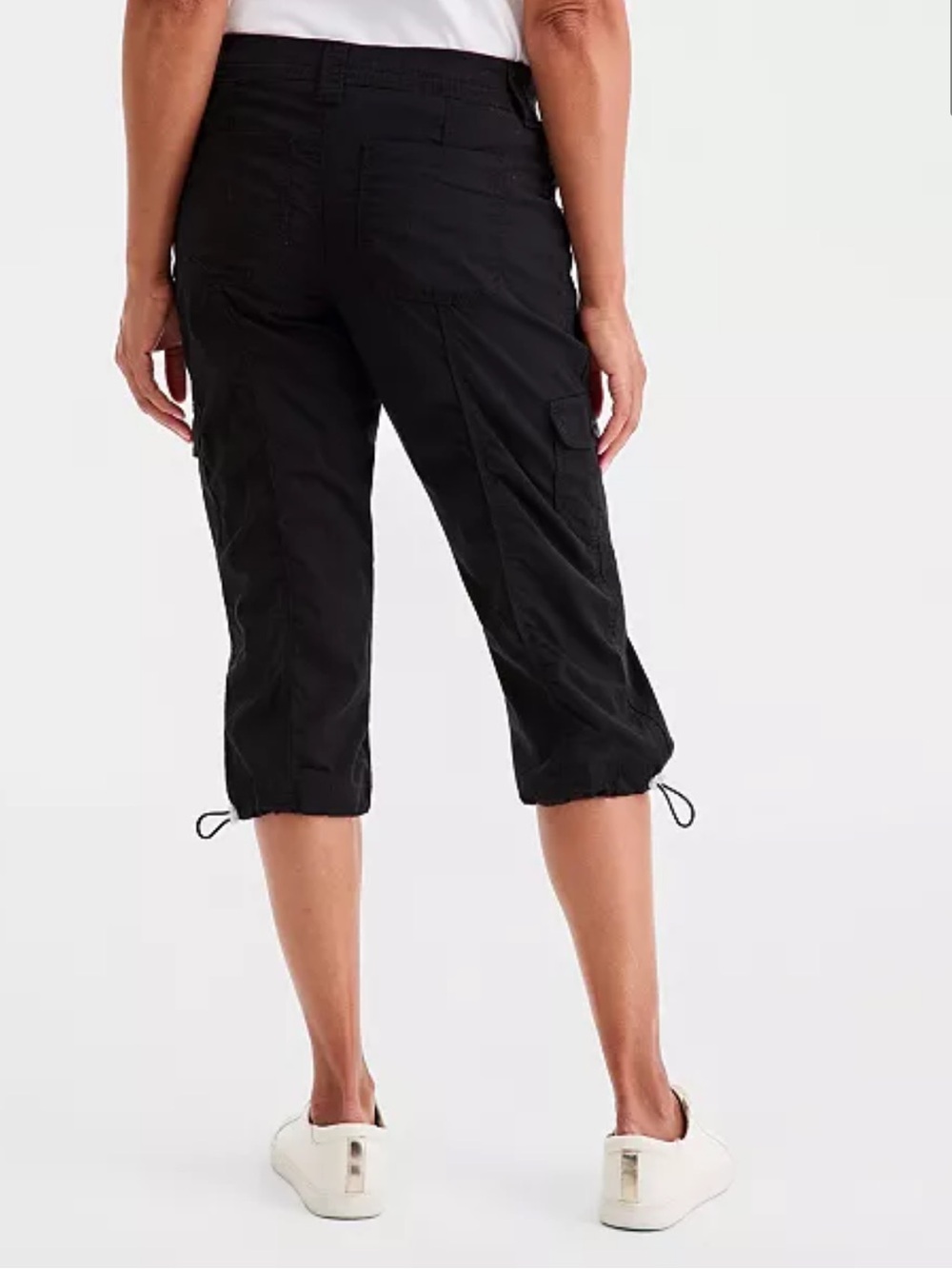 Style & Co Women's Mid-Rise Comfort Waist Capri Black Pants NWT Plus Size 16W - Picture 2 of 2